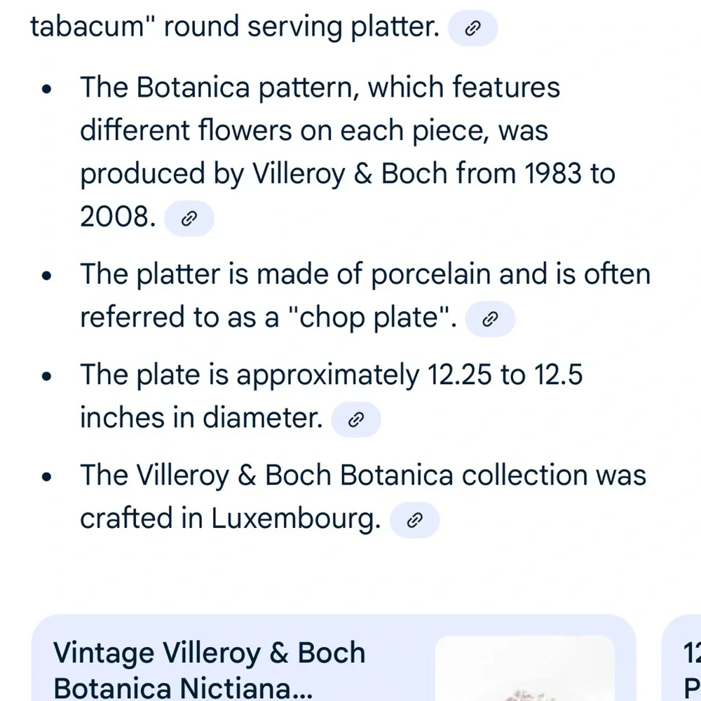 2 villory & Boch Pink Floral Dinner Plates